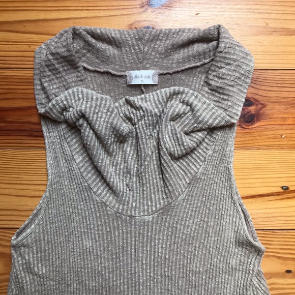 Altar’d State Beige Cowl Neck Sleeveless Top, XL - Picture 9 of 11
